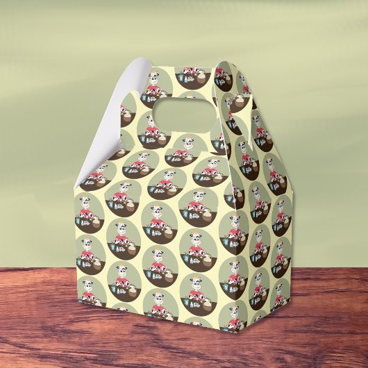 漫画の牛の絵画イースター卵のパターンの好意ボックス フェイバーボックス