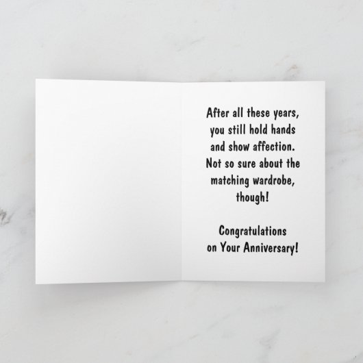 漫画の牛の記念日おめでとう カード (内部)