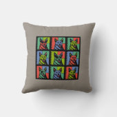 漫画の牛犬 クッション (裏面)