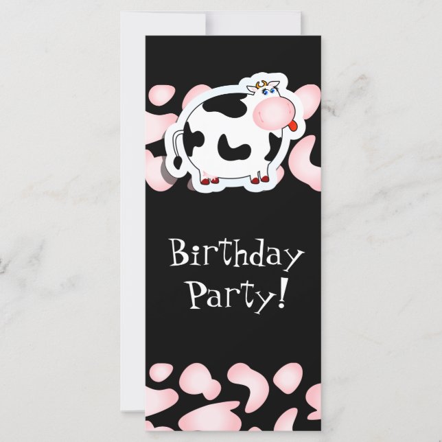 漫画の牛、ラックカード (正面)