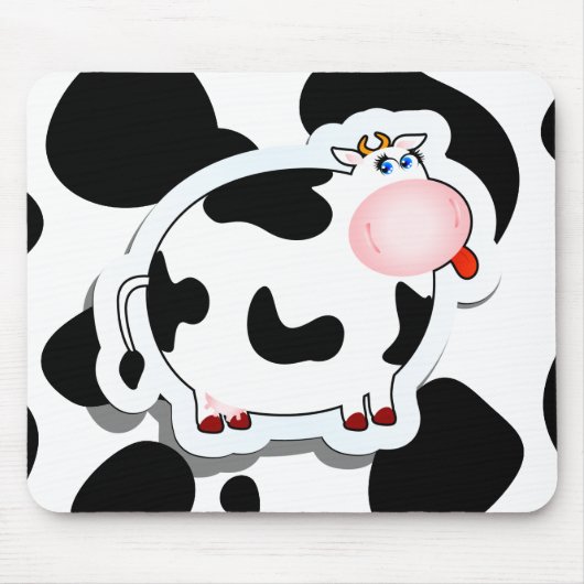 漫画の牛、mousepad マウスパッド (正面)