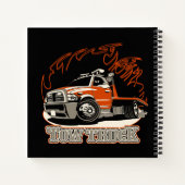 漫画の牽引トラック ノートブック (裏面)