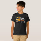 漫画の牽引トラック Tシャツ (正面フル)