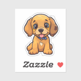 漫画の犬のイラストレーション シール