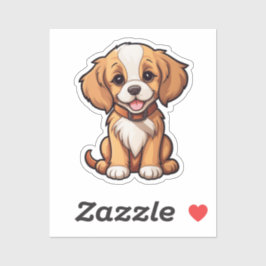 漫画の犬のイラストレーション シール