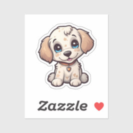 漫画の犬のイラストレーション シール