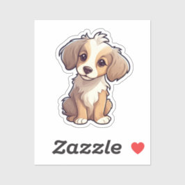 漫画の犬のイラストレーション シール