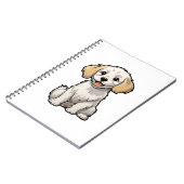 漫画の犬のイラストレーション ノートブック (左側)