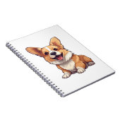 漫画の犬のイラストレーション ノートブック (右側)