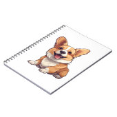 漫画の犬のイラストレーション ノートブック (左側)