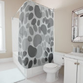 漫画の犬のポープリントアートカラフル抽象芸術シャワー シャワーカーテン (インサイチュ)