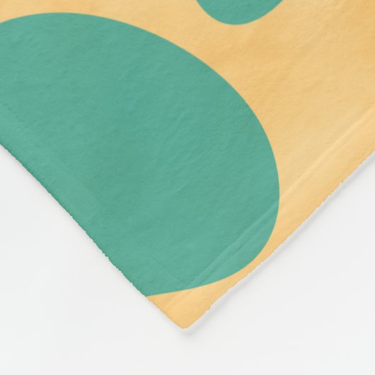 漫画の犬のポープリントカラフル抽象芸術 フリースブランケット (角)