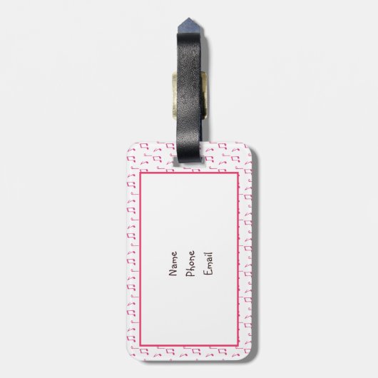 漫画の犬食べの睡眠歌 ラゲッジタグ (裏面縦)