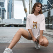 漫画の犬 Tシャツ