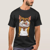 漫画の犬 Tシャツ (正面)