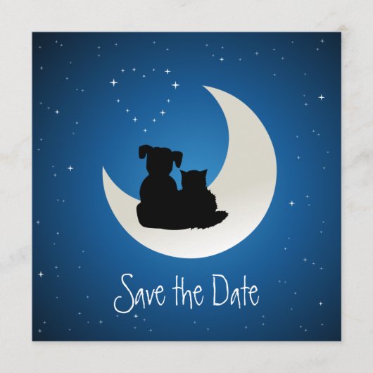 漫画の猫と犬のソウルメイト Save the Date セーブザデート (正面)