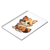 漫画の猫のイラストレーション ノートブック (左側)