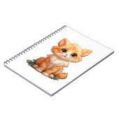 漫画の猫のイラストレーション ノートブック (左側)