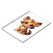 漫画の猫のイラストレーション ノートブック (左側)