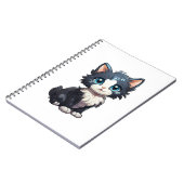 漫画の猫のイラストレーション ノートブック (左側)