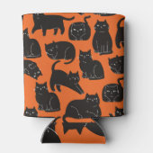 漫画の猫手描きパターン 缶クーラー (裏面)