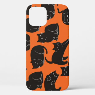 漫画の猫手描きパターン iPhone 12ケース