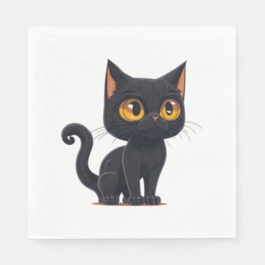 漫画の猫2 スタンダードランチョンナプキン (正面)