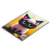 漫画の猫 ノートブック (左側)