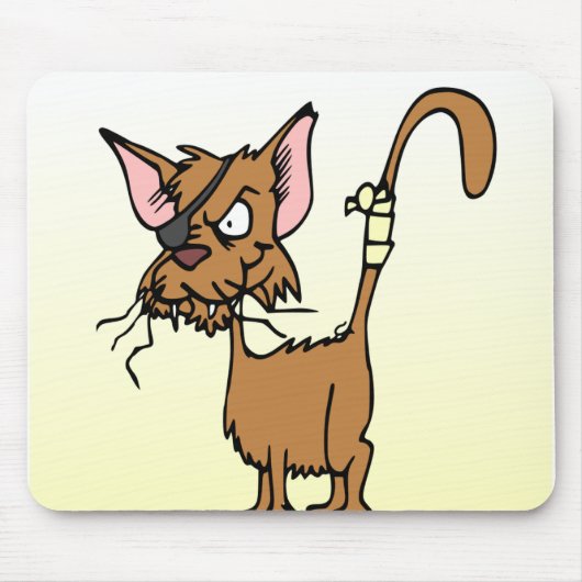 漫画の猫 マウスパッド (正面)