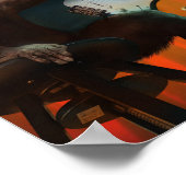 漫画の猿 ポスター (角)