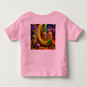 漫画の王衣服の轟音を解く。 トドラーTシャツ (裏面)