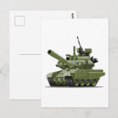 漫画の現代の装甲戦車 ポストカード (正面/裏面)