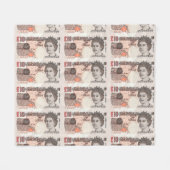 漫画の現金3 フリースブランケット (正面(横))