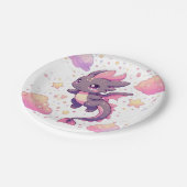 漫画の甘いドラゴンベビーシャワー ペーパープレート (アングル)