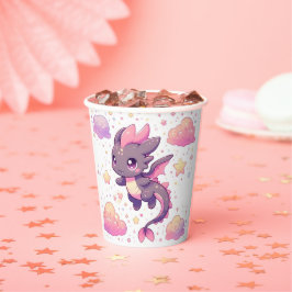 漫画の甘いドラゴンベビーシャワー 紙コップ