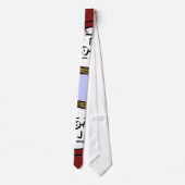 漫画の男のネクタイ ネクタイ (裏面)