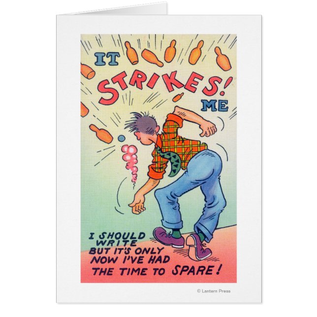 漫画の男のボーリング (正面)