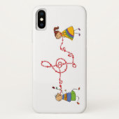 漫画の男の子の女の子かわいいラブソングセレナーデ提案 Case-Mate iPhoneケース (裏面)