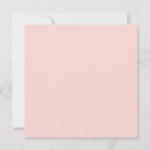 漫画の男の子ハート女の子ラブカップル赤ちゃんシャワー 招待状 (裏面)