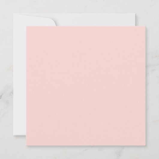 漫画の男の子ハート女の子ラブカップル赤ちゃんシャワー 招待状 (裏面)