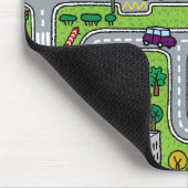 漫画の町の地図マウスパッド マウスパッド (コーナー)