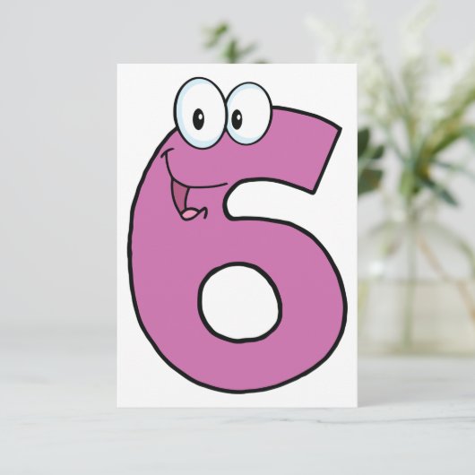 漫画の番号6おもしろい紫の笑顔6 招待状 (スタンド正面)