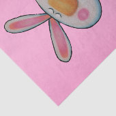 漫画の白いバニー与えの親指がピンク鮮やか色 薄葉紙 (詳細)