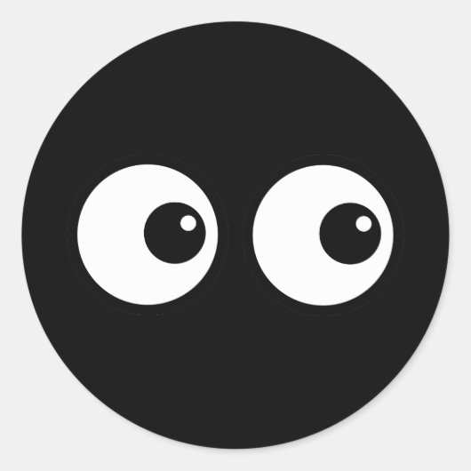 漫画の目 ラウンドシール (正面)