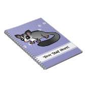 漫画の砂糖のグライダー ノートブック (右側)