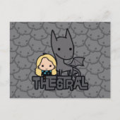 漫画の神話的およびルナキャラクターアート ポストカード (正面)