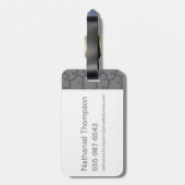 漫画の神話的およびルナキャラクターアート ラゲッジタグ (裏面縦)