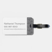 漫画の神話的およびルナキャラクターアート ラゲッジタグ (裏面横)