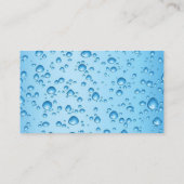 漫画の窓スキージ男の清掃サービス 名刺 (裏面)