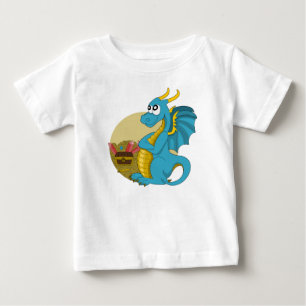漫画の竜Tシャツ ベビーTシャツ
